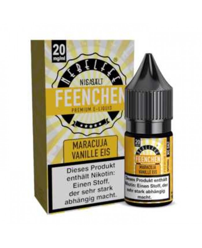 Maracuja Vanilleeis Nebelfee Nikotinsalz Liquid 10ml (erfrischendes Maracuja Vanilleeis)