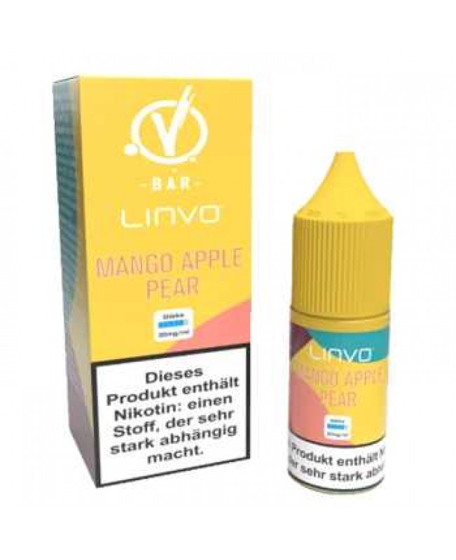Mango Apple Pear Linvo Nikotinsalz Liquid 10ml 20mg (Fruchtmix Mango, Apfel und Birne)