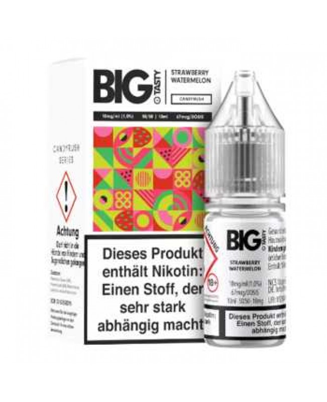 Strawberry Watermelon Big Tasty Nikotinsalz Liquid 10ml (Erdbeere und Wassermelone)