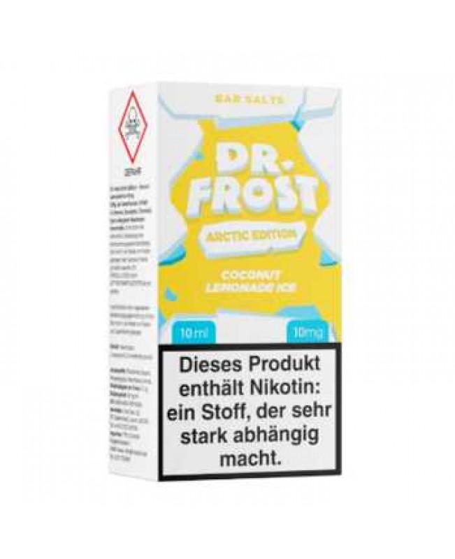 Coconut Lemonade Ice Dr. Frost Arctic Nikotinsalz Liquid 10ml (Kokosnuss, Limonade und Kühle)