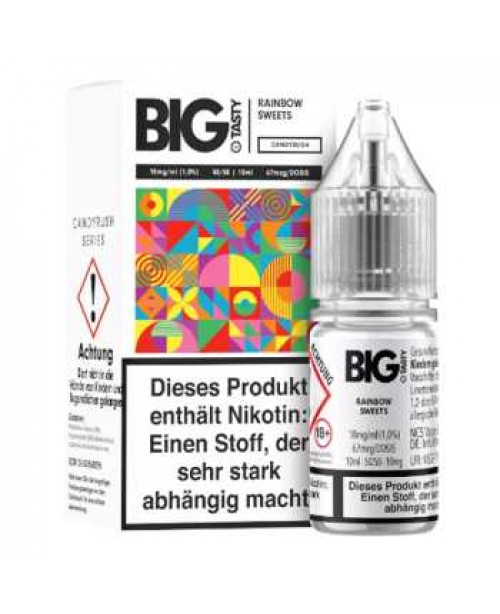 Rainbow Sweets Big Tasty Nikotinsalz Liquid 10ml (...