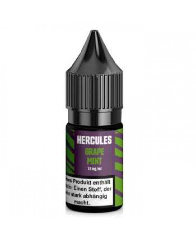 Grape Mint Hercules Nikotinsalz Liquid 10ml (Traube verfeinert mit Minze)