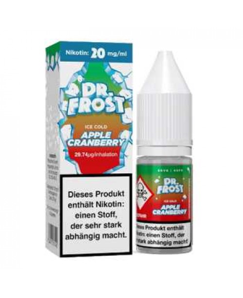 Apple Cranberry Dr. Frost Nikotinsalz Liquid 20mg ...
