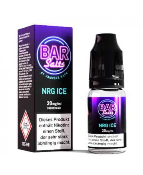 NRG Ice Bar Salts Vampire Vape Liquid 10ml (geküh...