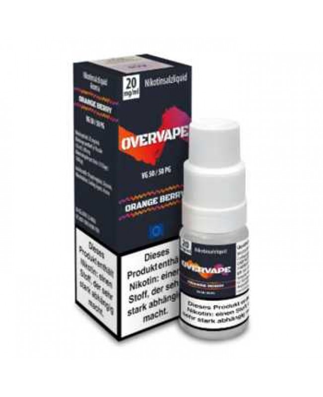 Orange Berry OverVape Nik-Salt Liquid 10ml (saftige Orangen und Beeren)