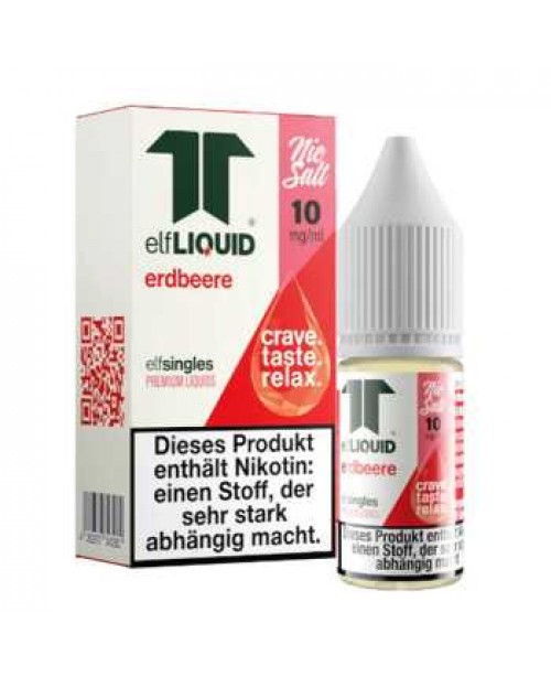 Erdbeere Elf-Liquid Nikotinsalz Liquid 10ml