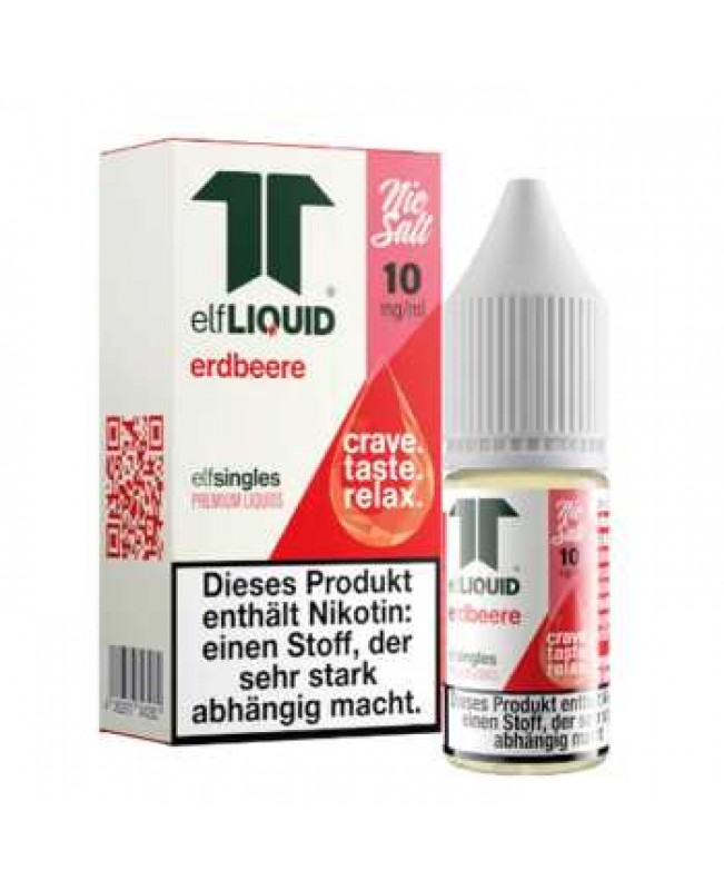Erdbeere Elf-Liquid Nikotinsalz Liquid 10ml