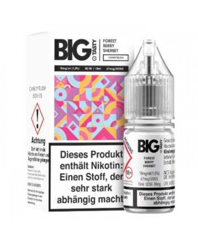 Forest Berry Sherbet Big Tasty Nikotinsalz Liquid 10ml (Waldbeeren Sorbet)