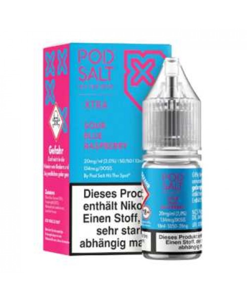Sour Blue Raspberry Pod Salt X Nikotinsalz Liquid ...