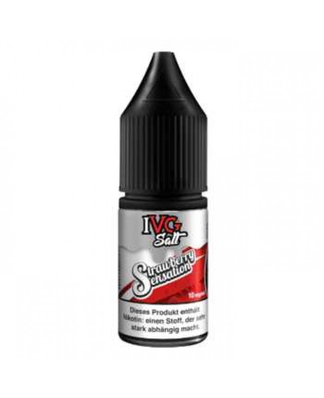 Strawberry Sensation IVG Nikotinsalz Liquid 10ml (süßer Erdbeer Bonbon Geschmack)