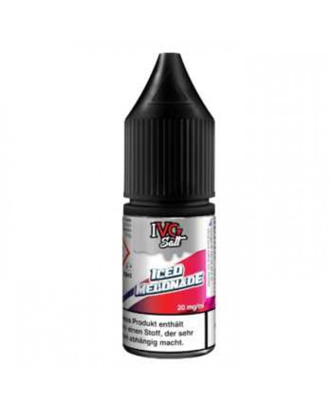 Iced Melonade IVG Nikotinsalz Liquid 10ml (gekühlte Limonade mit Wassermelonen Geschmack)