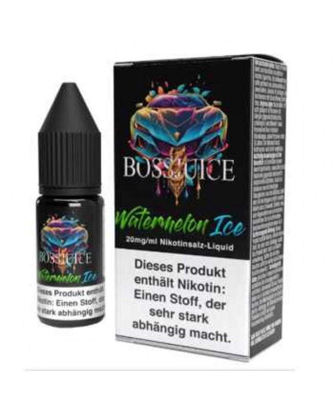 Watermelon Ice Boss Juice Nikotinsalz Liquid 10ml 20mg (Wassermelone eisgekühlt)