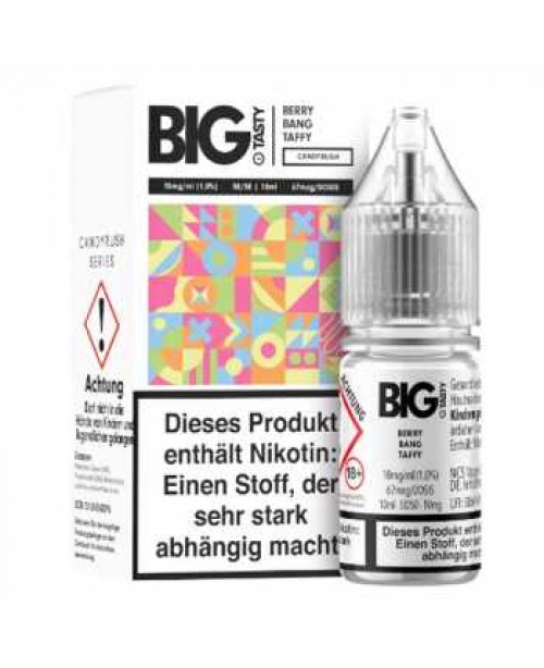 Berry Bang Taffy Big Tasty Nikotinsalz Liquid 10ml...
