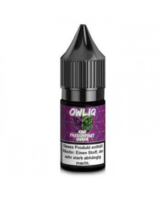 Kiwi Passionfruit Guava OWL Nikotinsalz Liquid 10ml (Fruchtmix Kiwi, Passionsfrucht und Guave)