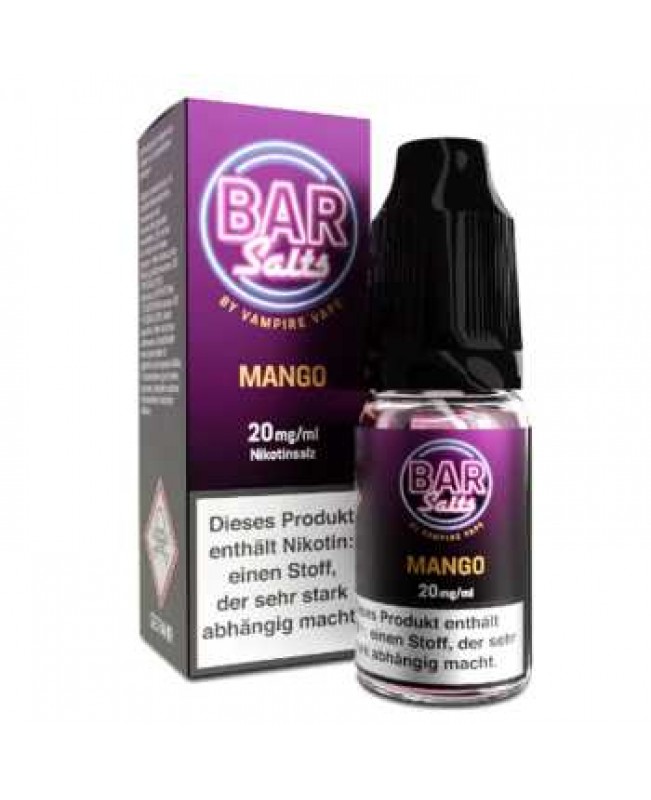 Mango Bar Salts Vampire Vape Liquid 10ml (fruchtiger Mango Geschmack)