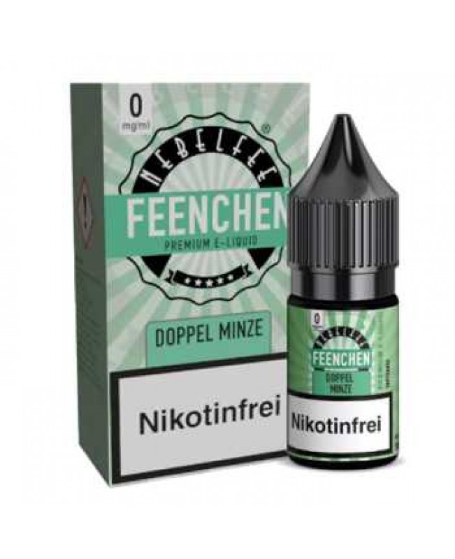 Doppel Minze Nebelfee Nikotinsalz Liquid 10ml (erfrischender Minz Mix)
