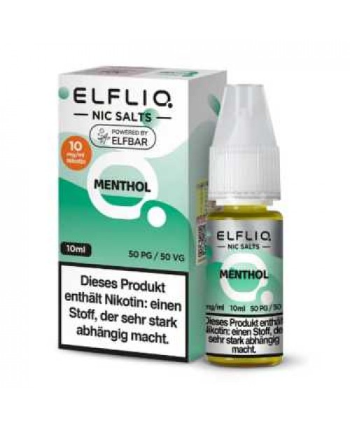 Menthol ELFLIQ Nikotinsalz Liquid 10ml (kühlendes...