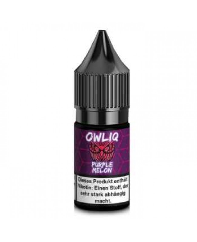 Purple Melon OWL Nikotinsalz Liquid 10ml (süßer Melonen Geschmack verfeinert mit Passionsfrucht)