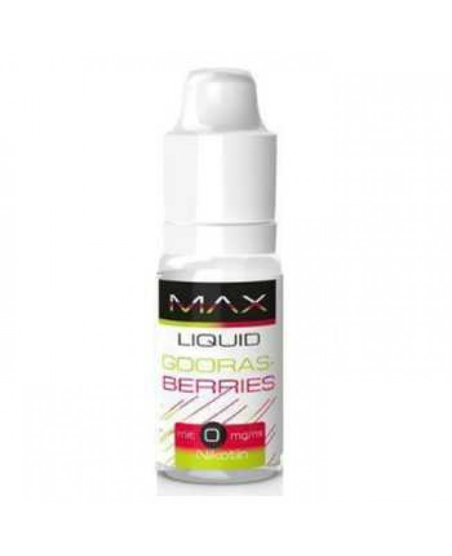 Max Vape Gooras Berries Liquid 10ml (Himbeer trifft Stachelbeere)