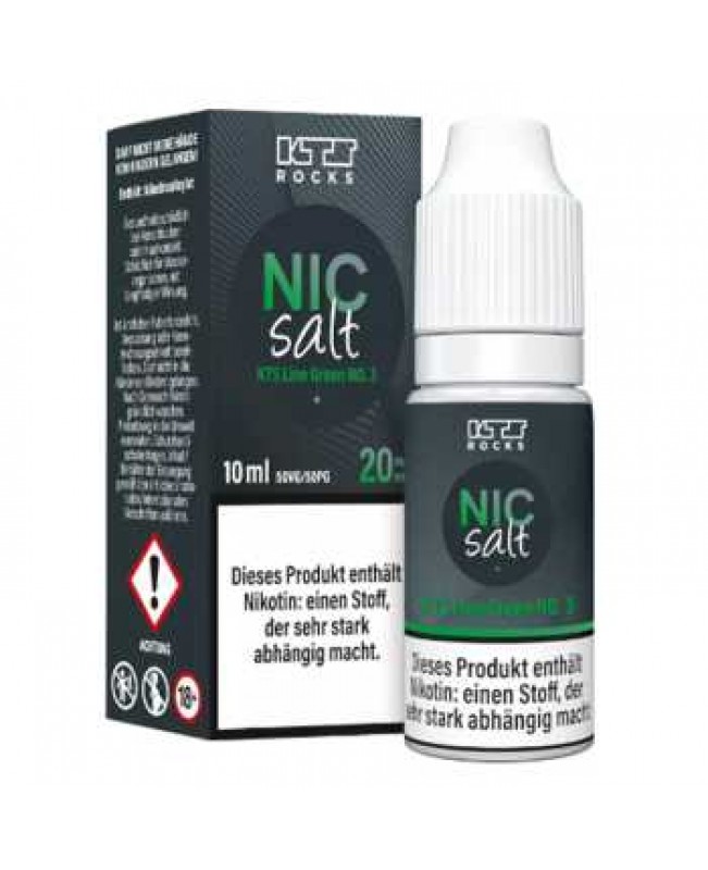Green No. 3 KTS Nikotinsalz Liquid 10ml 20mg (Fruchtmix aus Mango, Kaktus und Waldmeister)