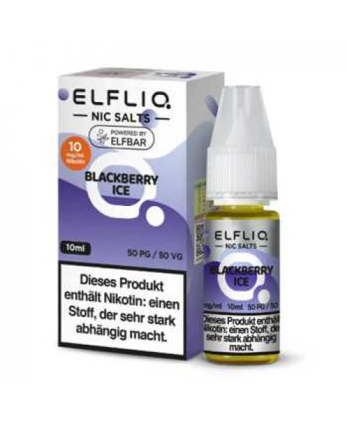 Blackberry Ice ELFLIQ Nikotinsalz Liquid 10ml (sü...