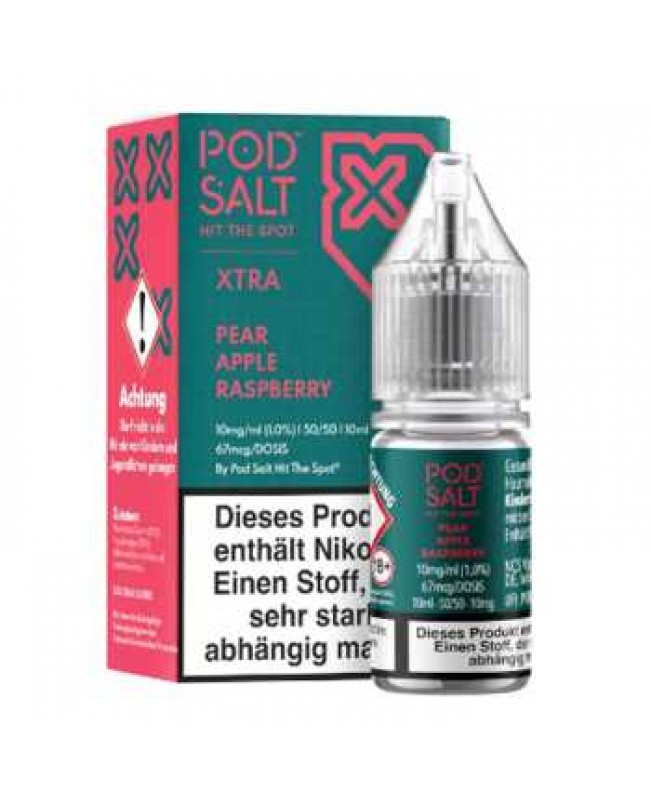 Pear Apple Raspberry Pod Salt X Nikotinsalz Liquid 10ml (Fruchtmix aus Birne, Apfel und Himbeere)