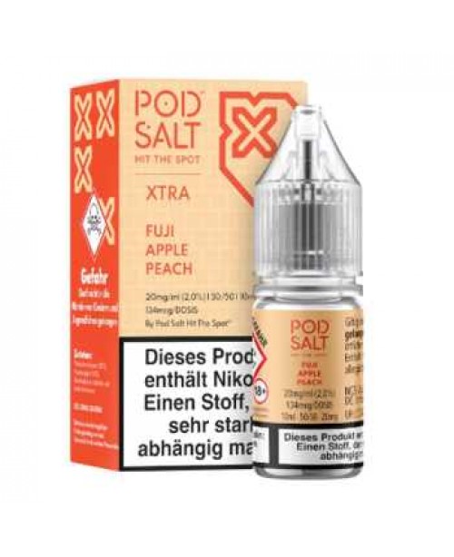 Fuji Apple Peach Pod Salt X Nikotinsalz Liquid 10m...
