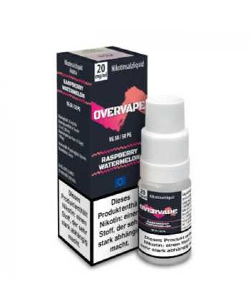 Raspberry Watermelon OverVape Nik-Salt Liquid 10ml...