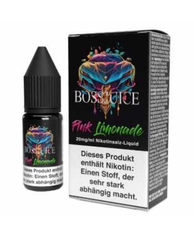Pink Limonade Boss Juice Nikotinsalz Liquid 10ml 20mg (Beerenfrucht Limonade)