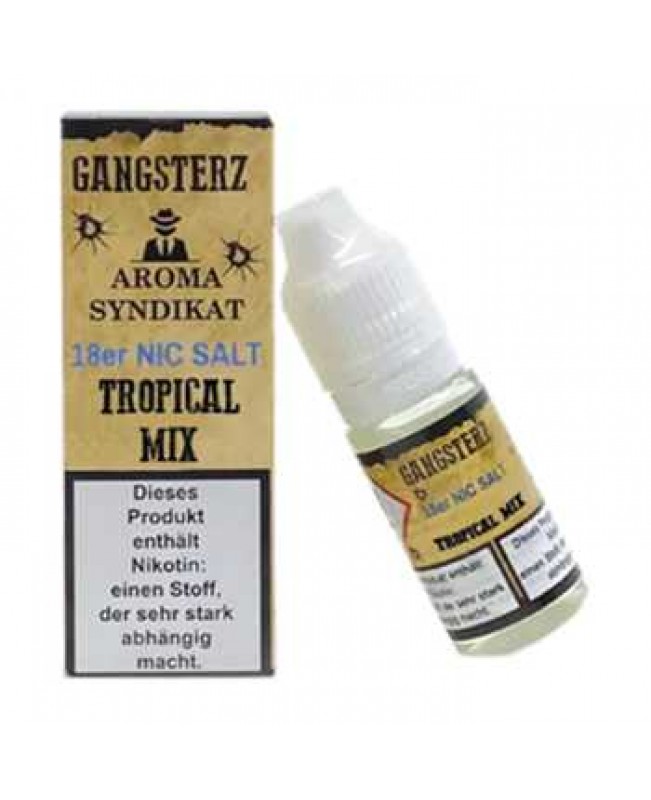 Tropical Mix Gangsterz Nikotinsalz Liquid 10ml (exotischer Früchtemix)