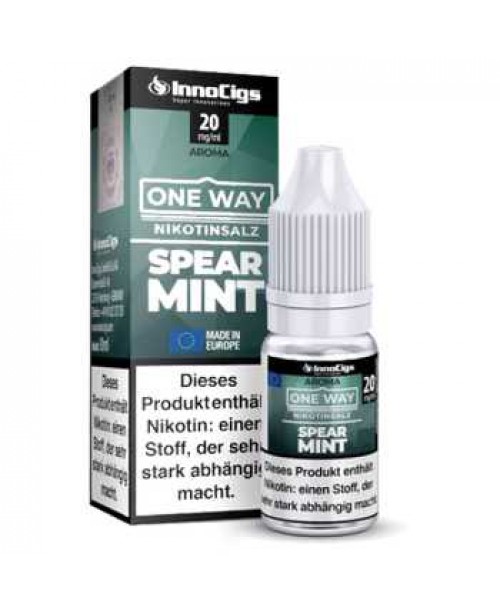 Spearmint One Way InnoCigs Nikotinsalz Liquid 10ml...