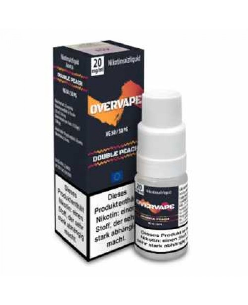 Double Peach OverVape Nik-Salt Liquid 10ml (Pfirsi...
