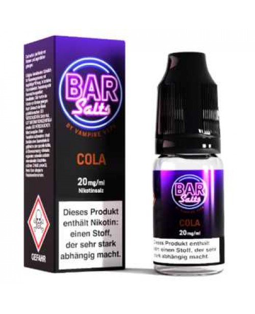 Cola Bar Salts Vampire Vape Liquid 10ml (Cola Gesc...