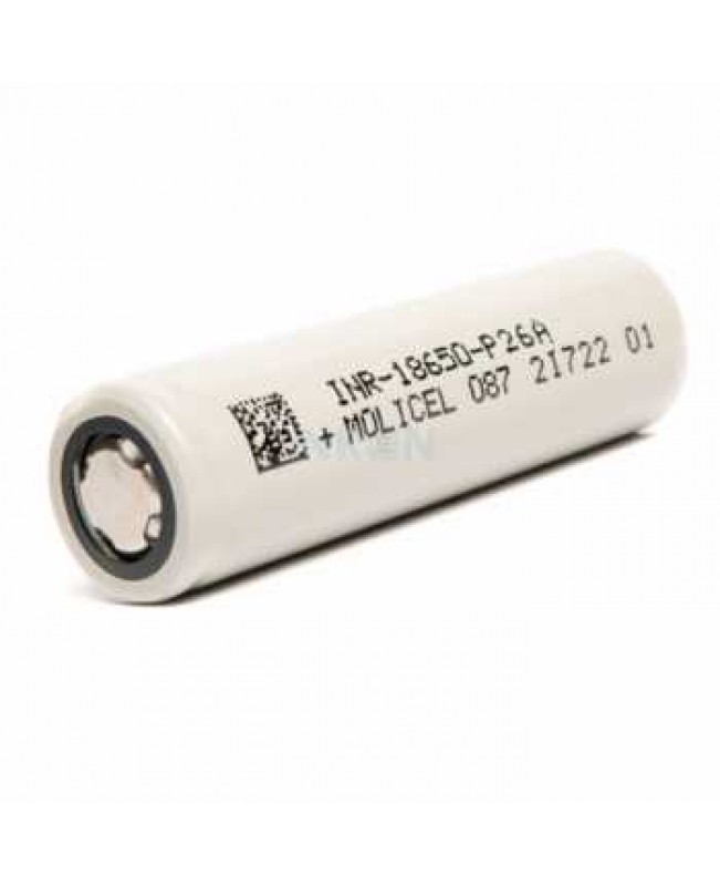 Molicel INR 18650 Akku P26A 2600mAh 35A