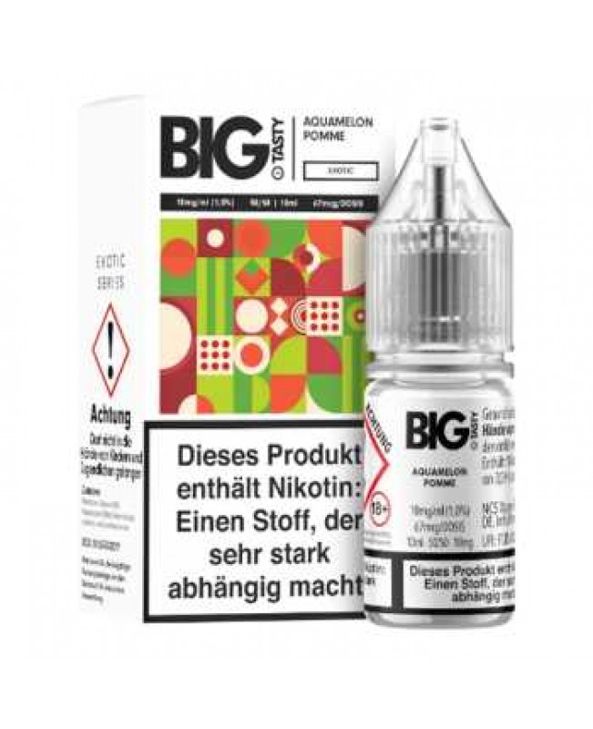 Aquamelon Pomegranate Big Tasty Nikotinsalz Liquid 10ml (Wassermelone und Granatapfel)
