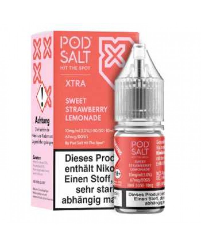 Sweet Strawberry Lemonade Pod Salt X Nikotinsalz Liquid 10ml (Erdbeer-Limonade)