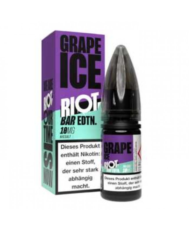 Grape Ice Riot Squad NicSalt Liquid 10ml (Trauben mit leichter Frische)