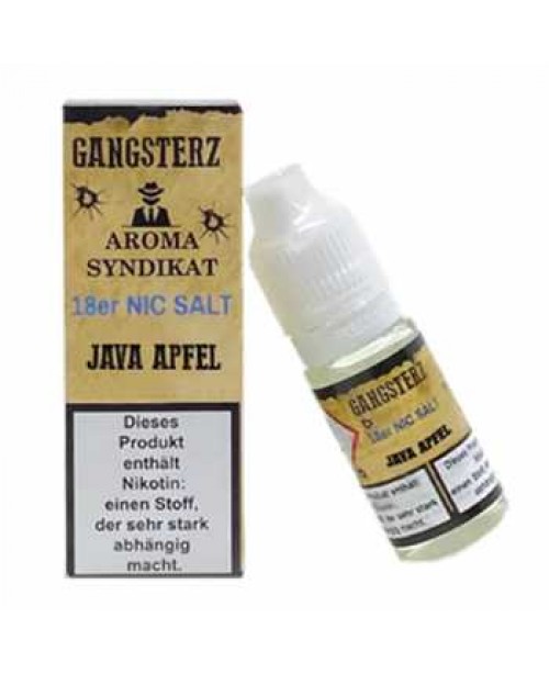 Java Apfel Gangsterz Nikotinsalz Liquid 10ml (erfr...