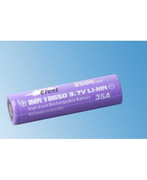 E Zigaretten Akku Efest 18650 IMR 2500 mAh Violett