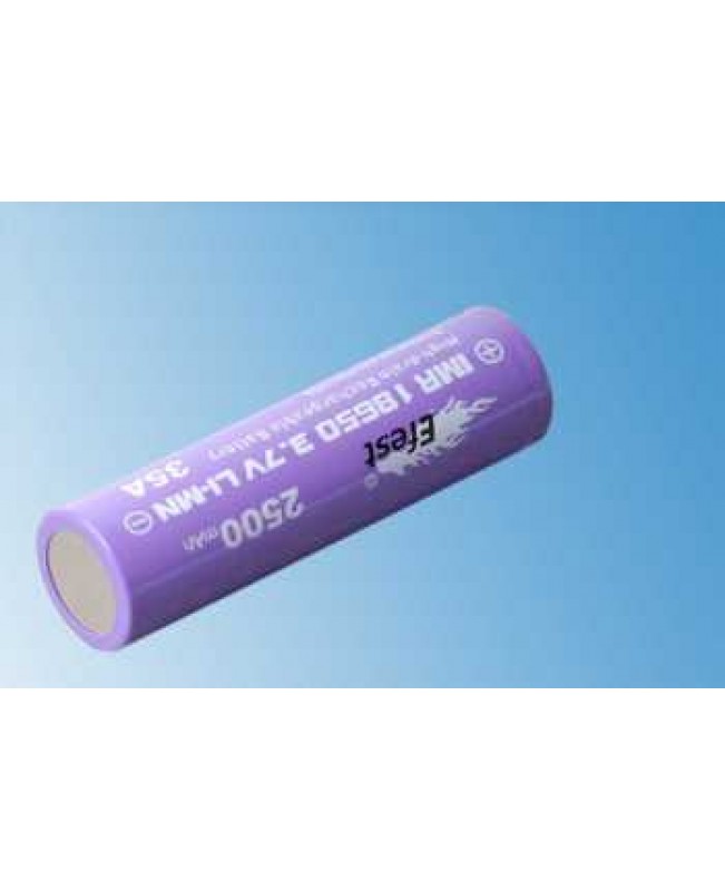 E Zigaretten Akku Efest 18650 IMR 2500 mAh Violett