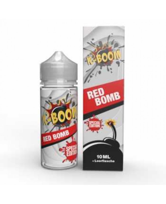 Red Bomb K-BOOM Aroma 10ml / 120ml (rote Beeren, schwarze Trauben + Eukalyptus, Anis und Menthol)