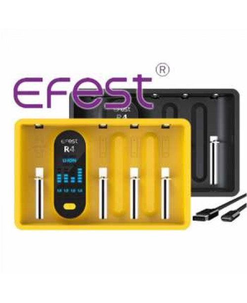 Efest iMate R4 Ladegerät mit QC3.0 Stromversorgun...