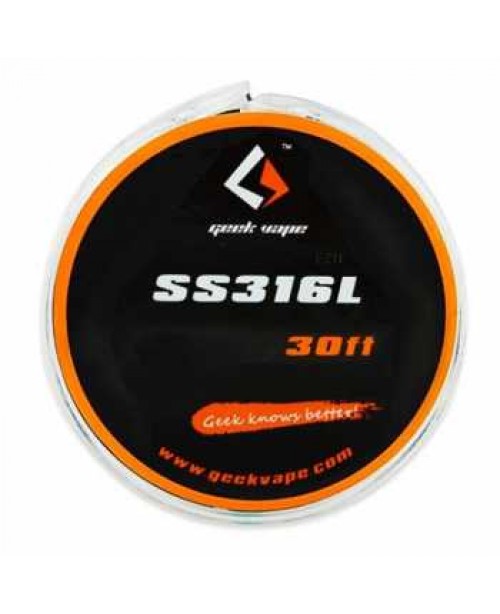 GeekVape SS316L Edelstahldraht 0,4mm 26GA 30FT (9,...