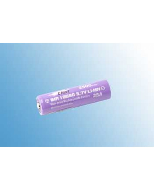 Dampf Shop - Efest 18650 Akku IMR 2500 mAh Violett mit Nuppel