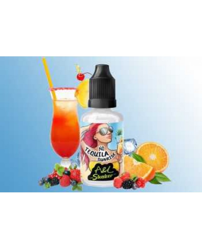 No Tequila Sunrise pour e-liquide 30ml Aroma (Orangensaft, Grenadine + Frische)