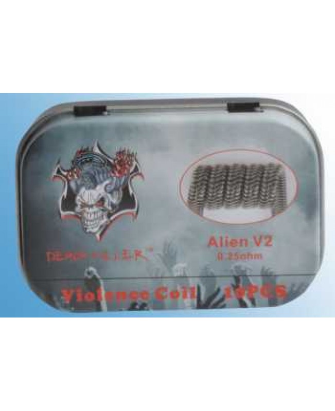 Alien V2 Clapton E-Zigaretten Coil Damon Killer 0,25 Ohm
